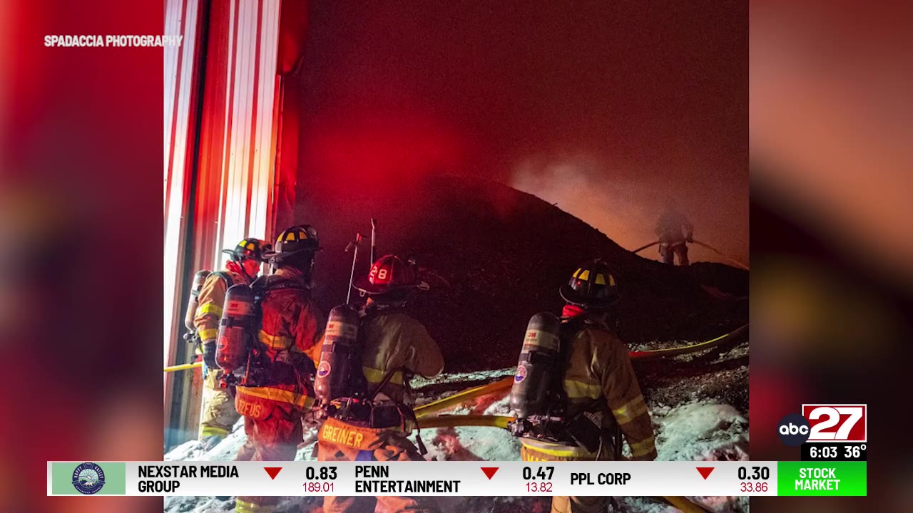 Crews battle A&M compost facility fire in Lancaster County – ABC27