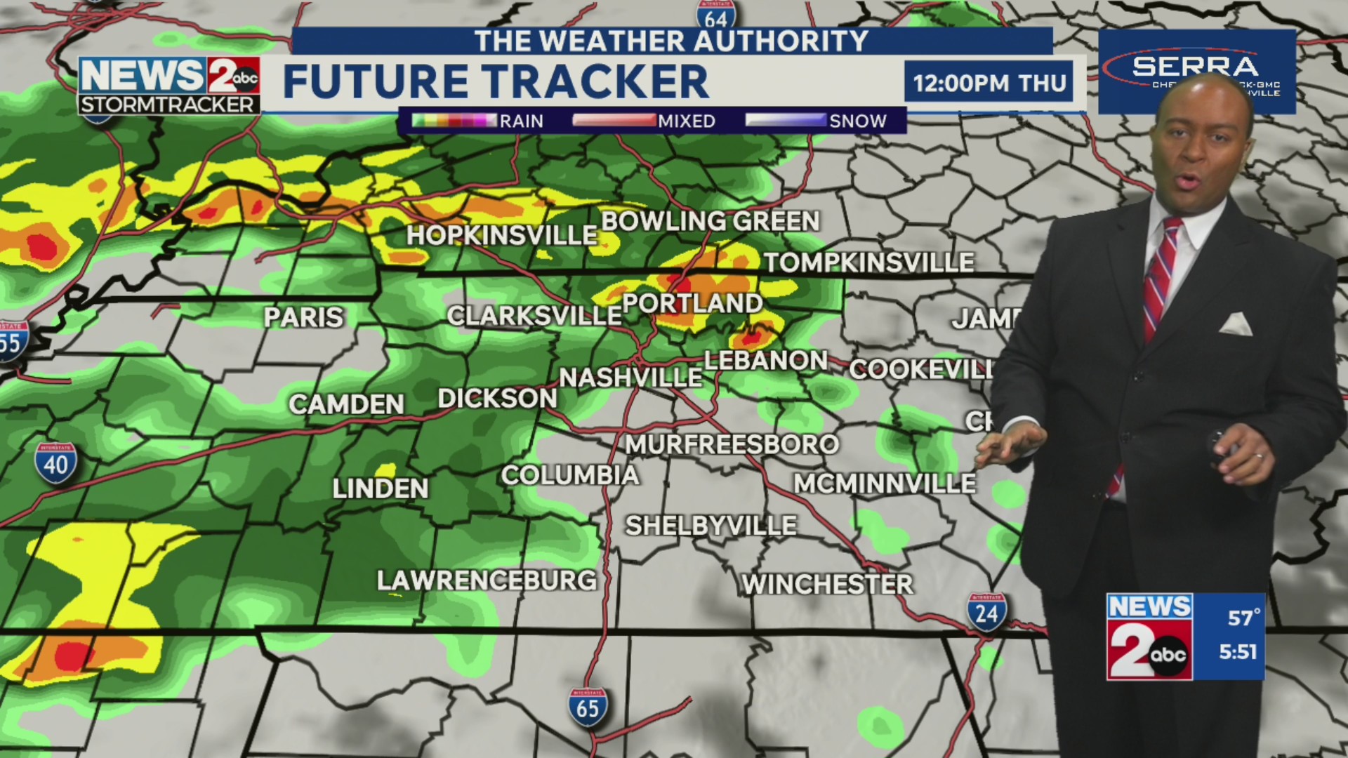 November 20, 2025 Morning Forecast – WKRN News 2