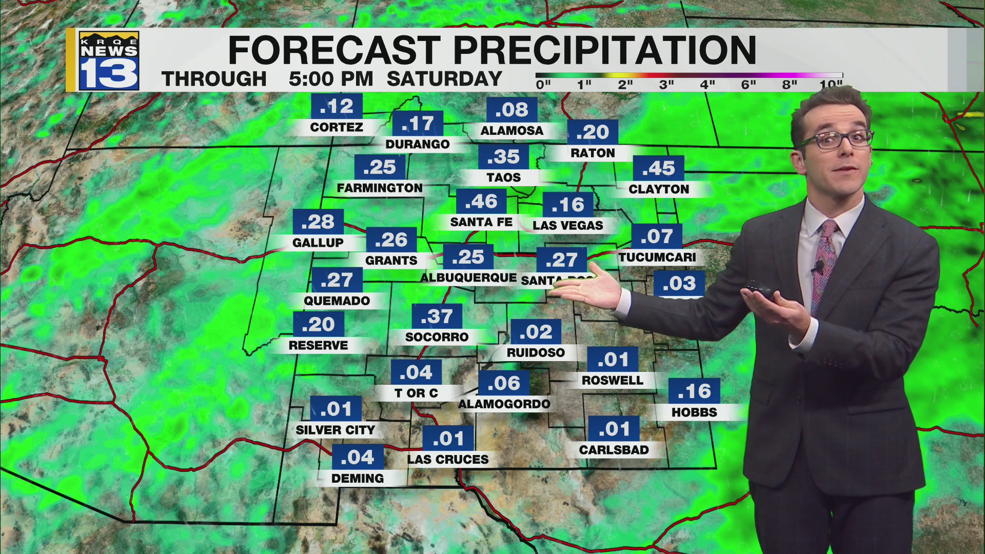 Rain/snow to drop temperatures tomorrow – KRQE NEWS 13 – Breaking News ...