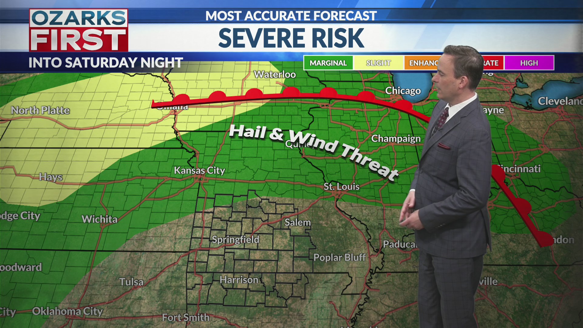 Summer tease heading into the weekend, spring storms to follow – KOLR ...