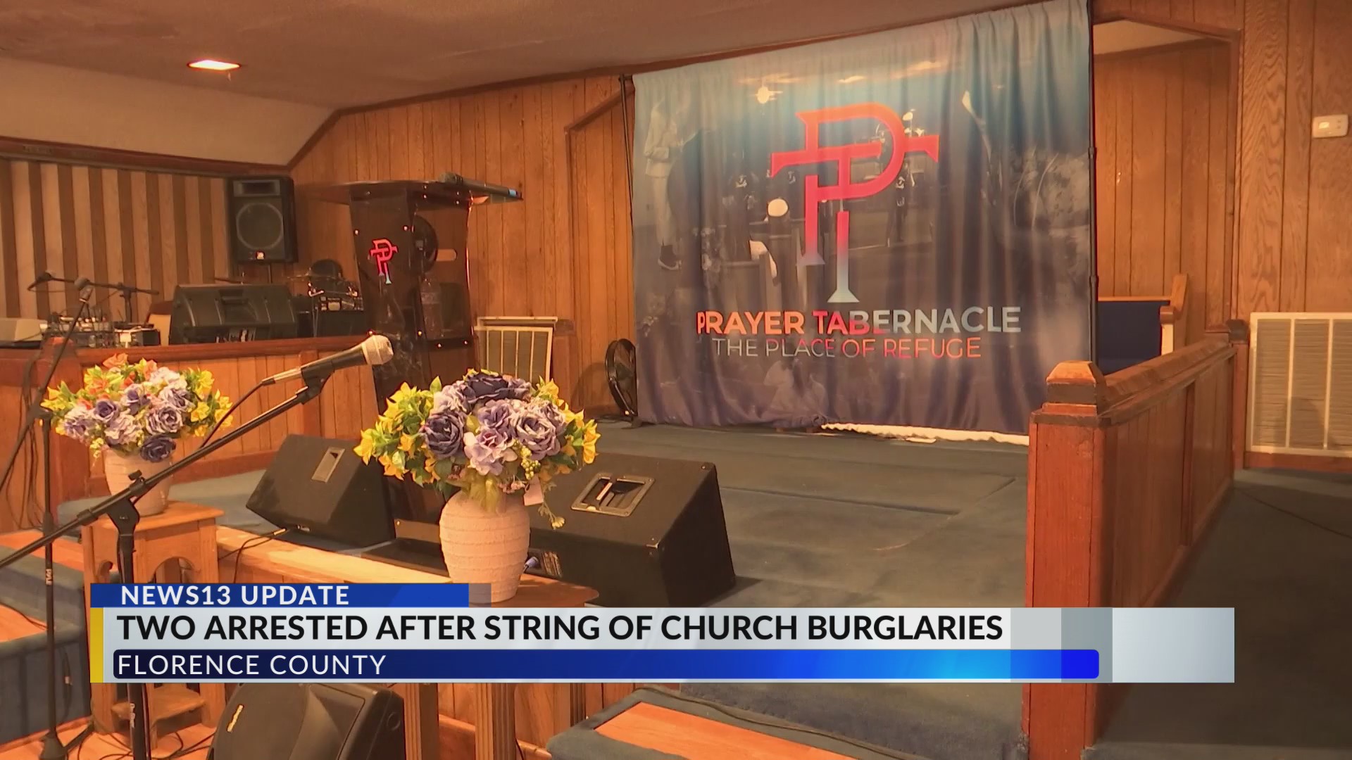 2 charged in string of Florence County church, car break-ins – WBTW