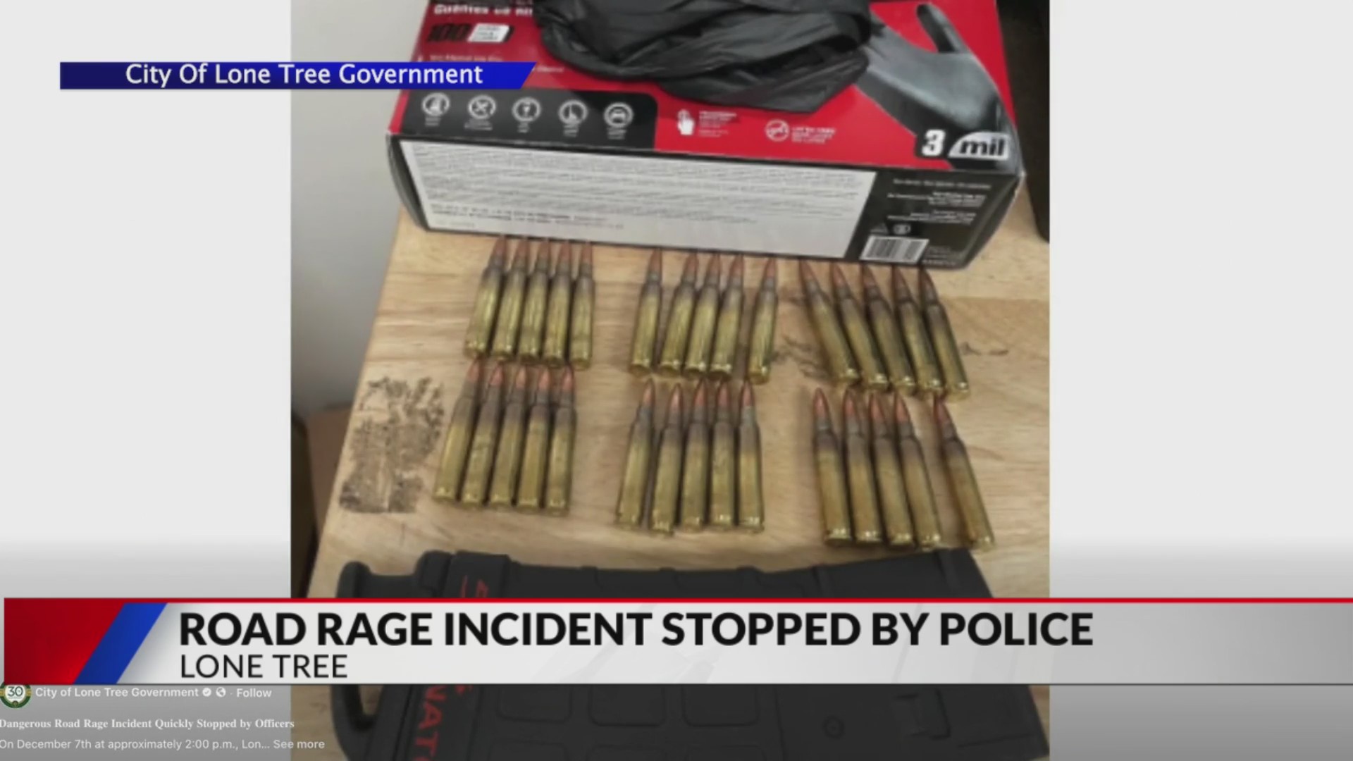 Lone Tree police stop road rage incident, recover weapons – FOX31 Denver