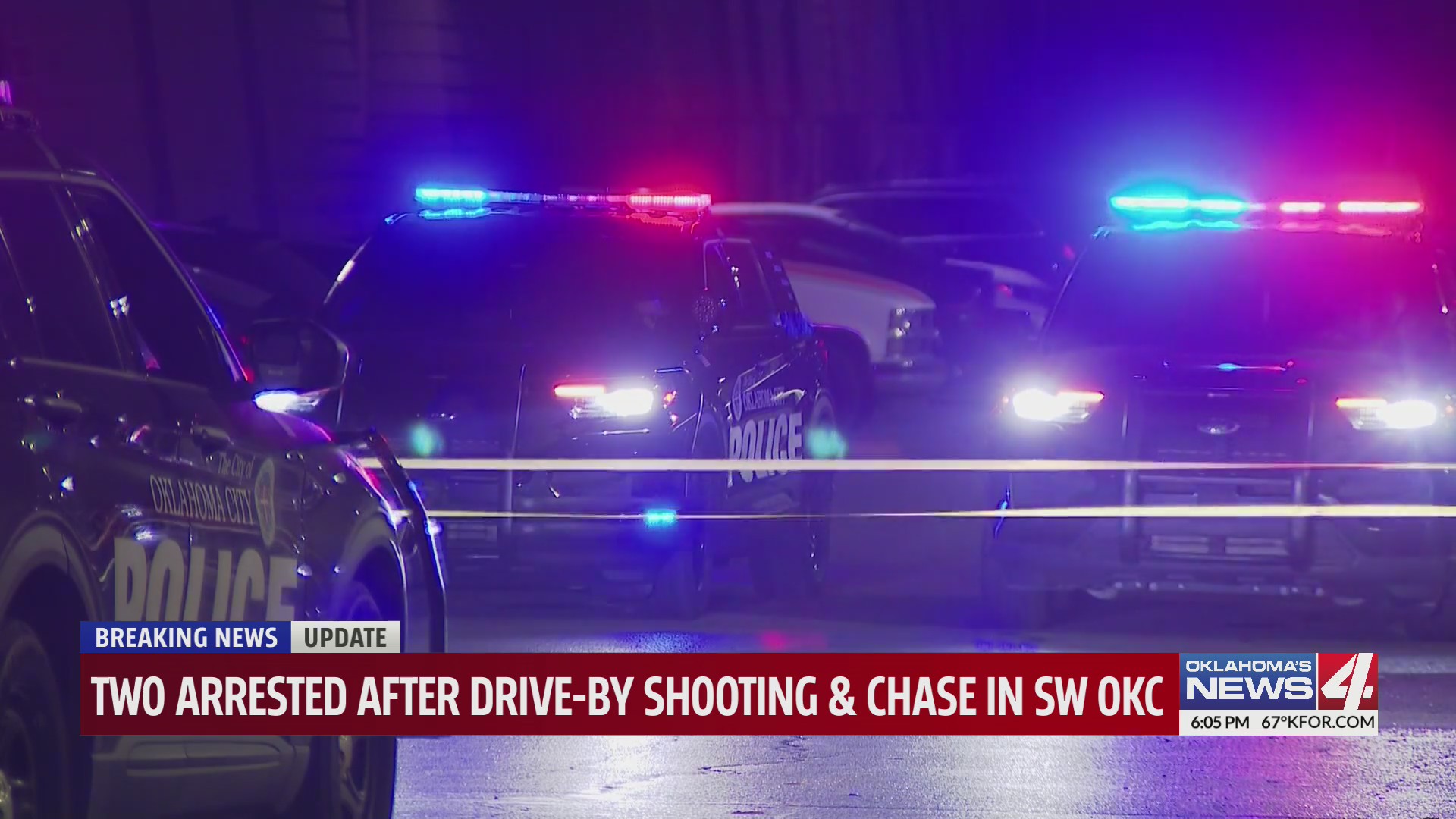Two arrested after drive-by shooting & chase in SW OKC – KFOR.com ...