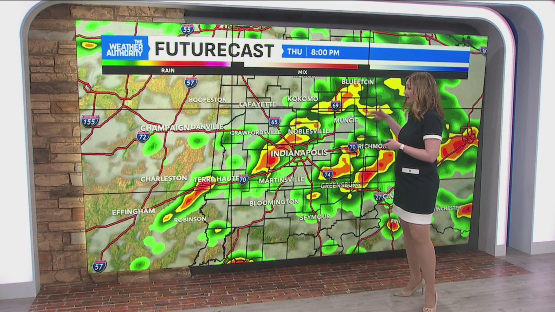 Record warmth possible today; timing storm chance – Fox 59
