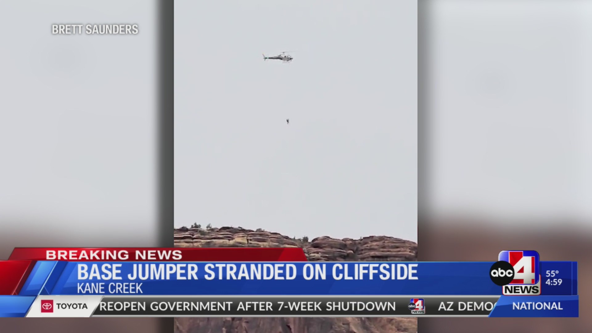 Search and rescue operation underway in Kane Creek area due to BASE ...