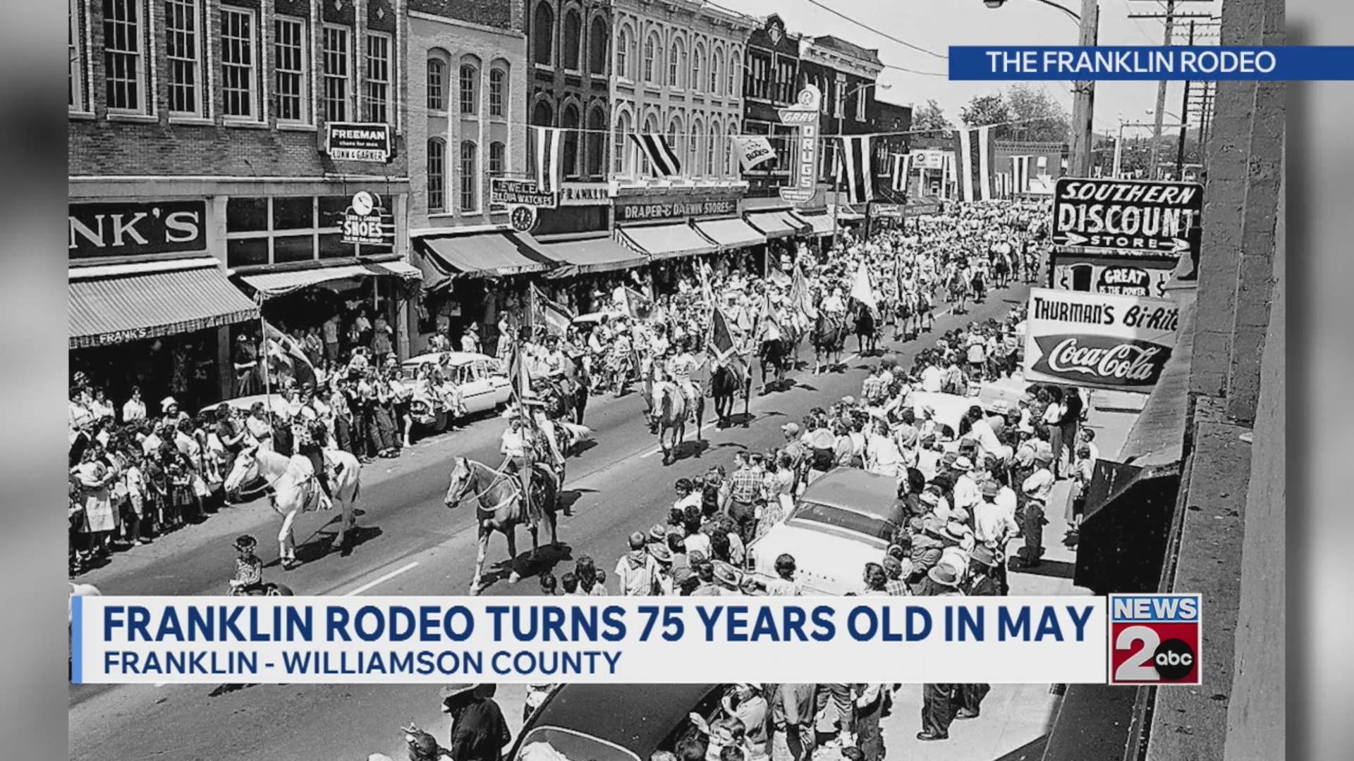 Franklin Rodeo turns 75 years old in May – WKRN News 2