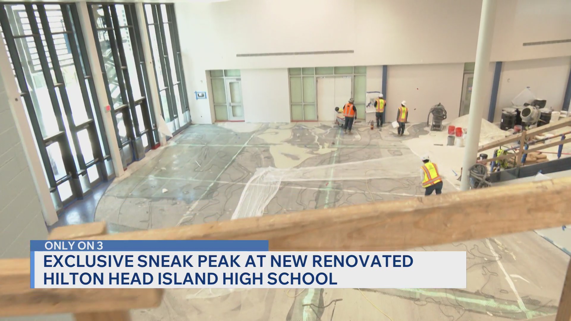 ONLY On 3: An inside look at the new Hilton Head Island High School ...