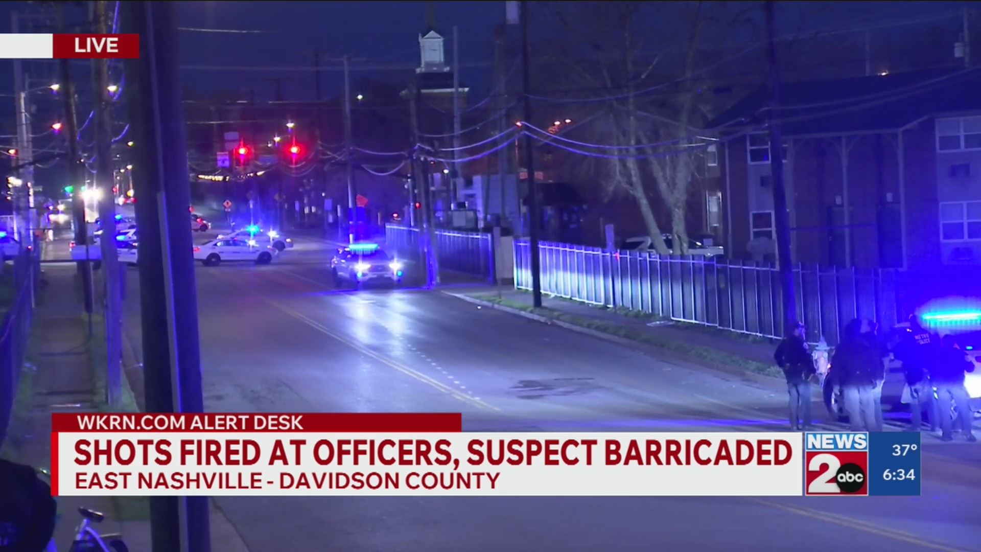 Barricade situation underway in East Nashville after shots fired at ...