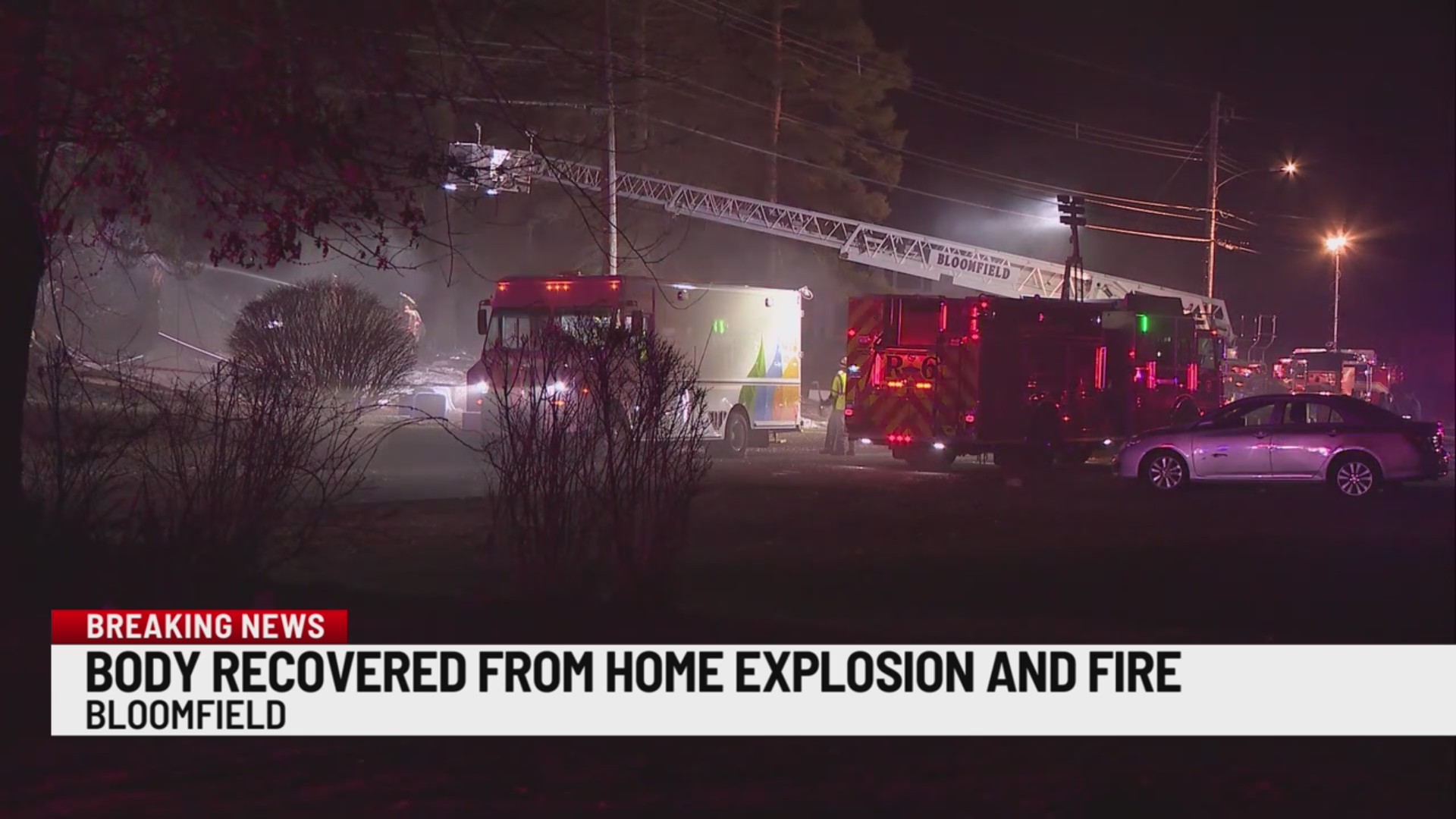 Home destroyed, body recovered after explosion and fire in Bloomfield ...