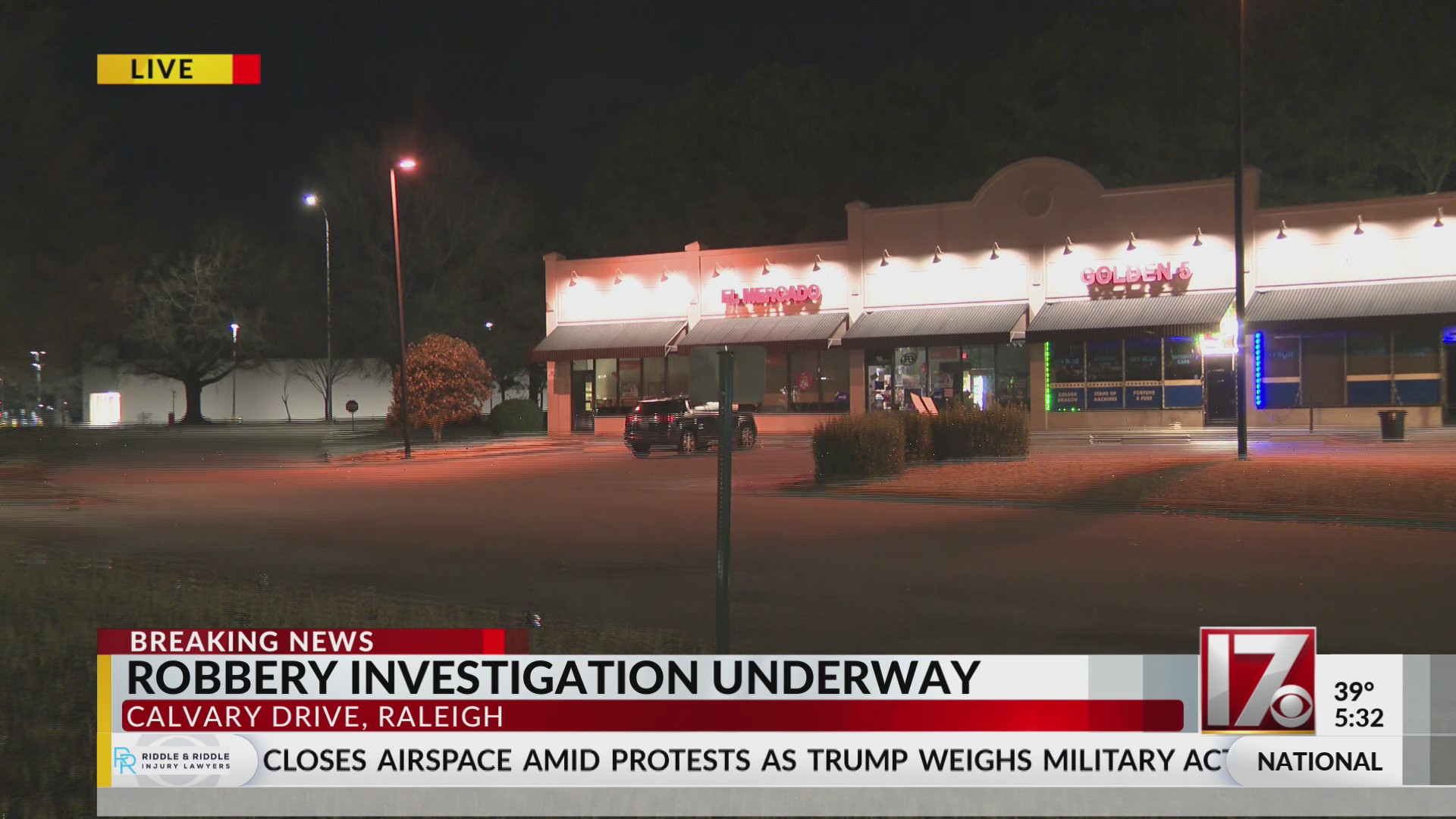 Robbery at Raleigh strip mall under police investigation – CBS17.com