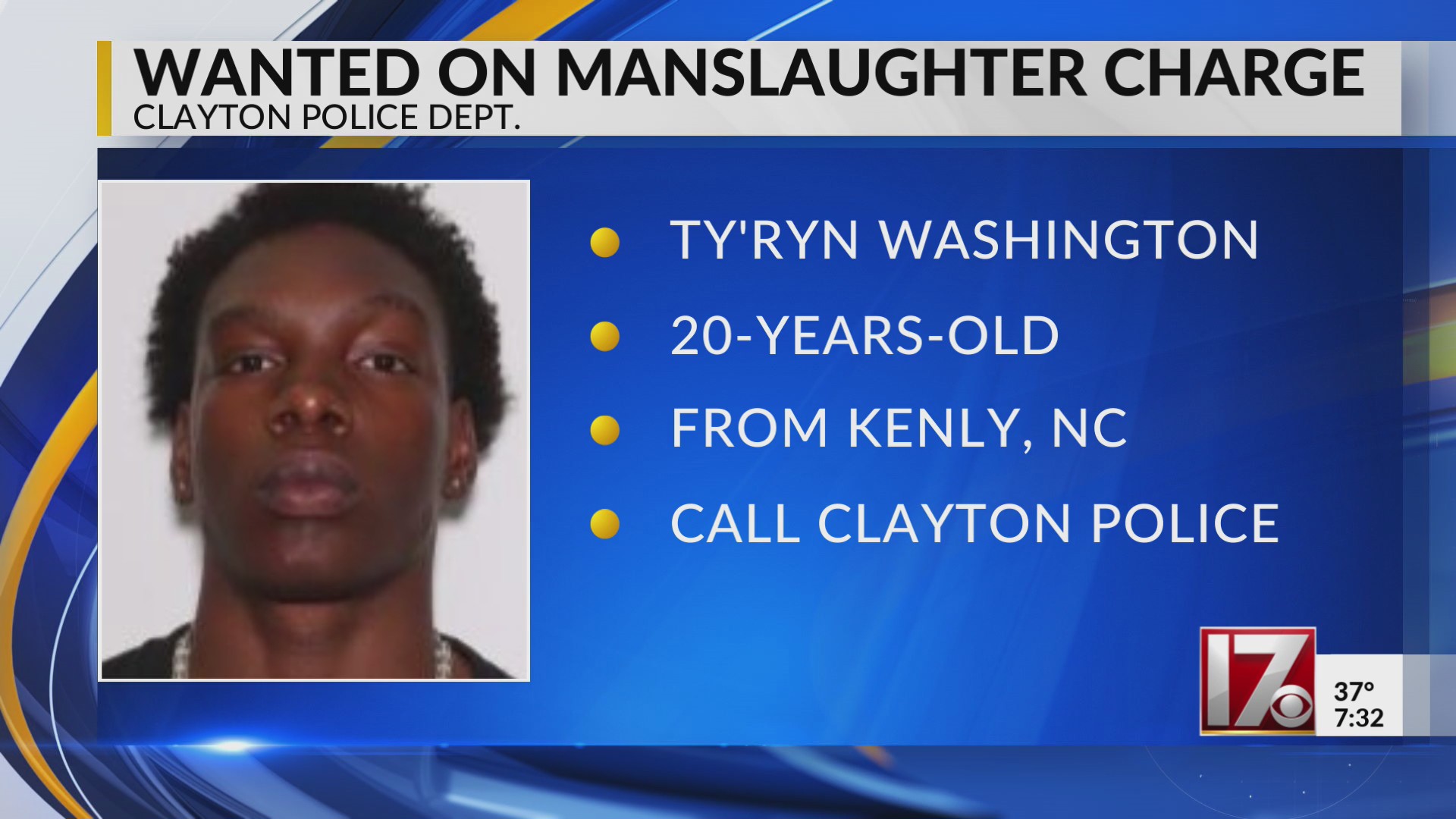 Man wanted in Clayton shooting that killed boy: Police – WSPA 7NEWS