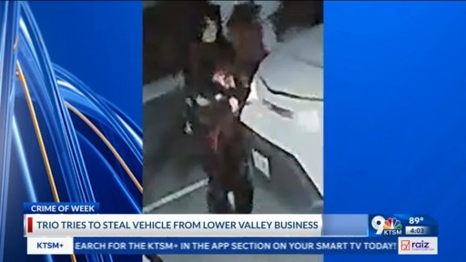 Crime of Week: 3 try to steal vehicle from business