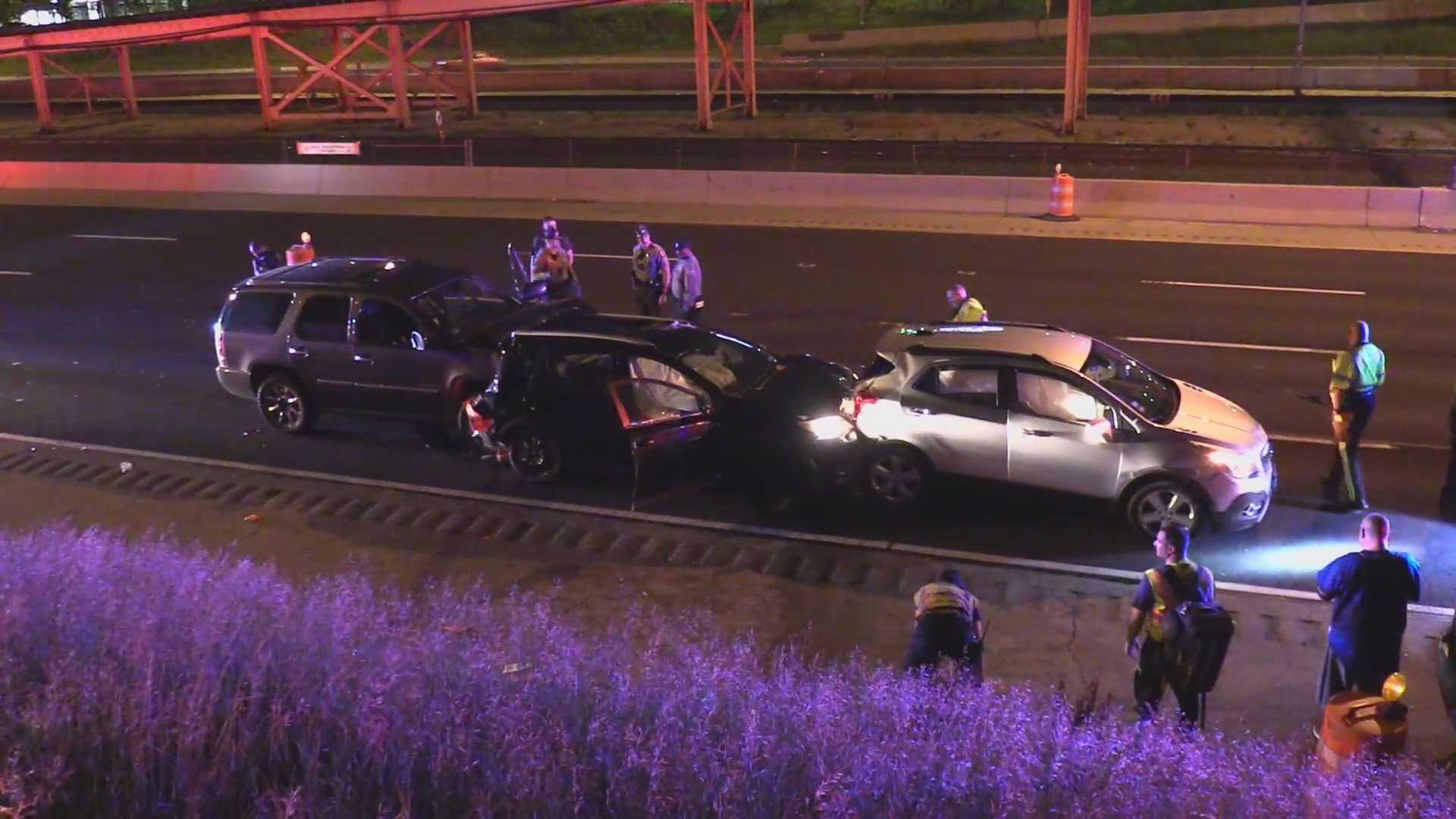 Part of outbound Eisenhower Expressway closed Sunday morning on Near ...