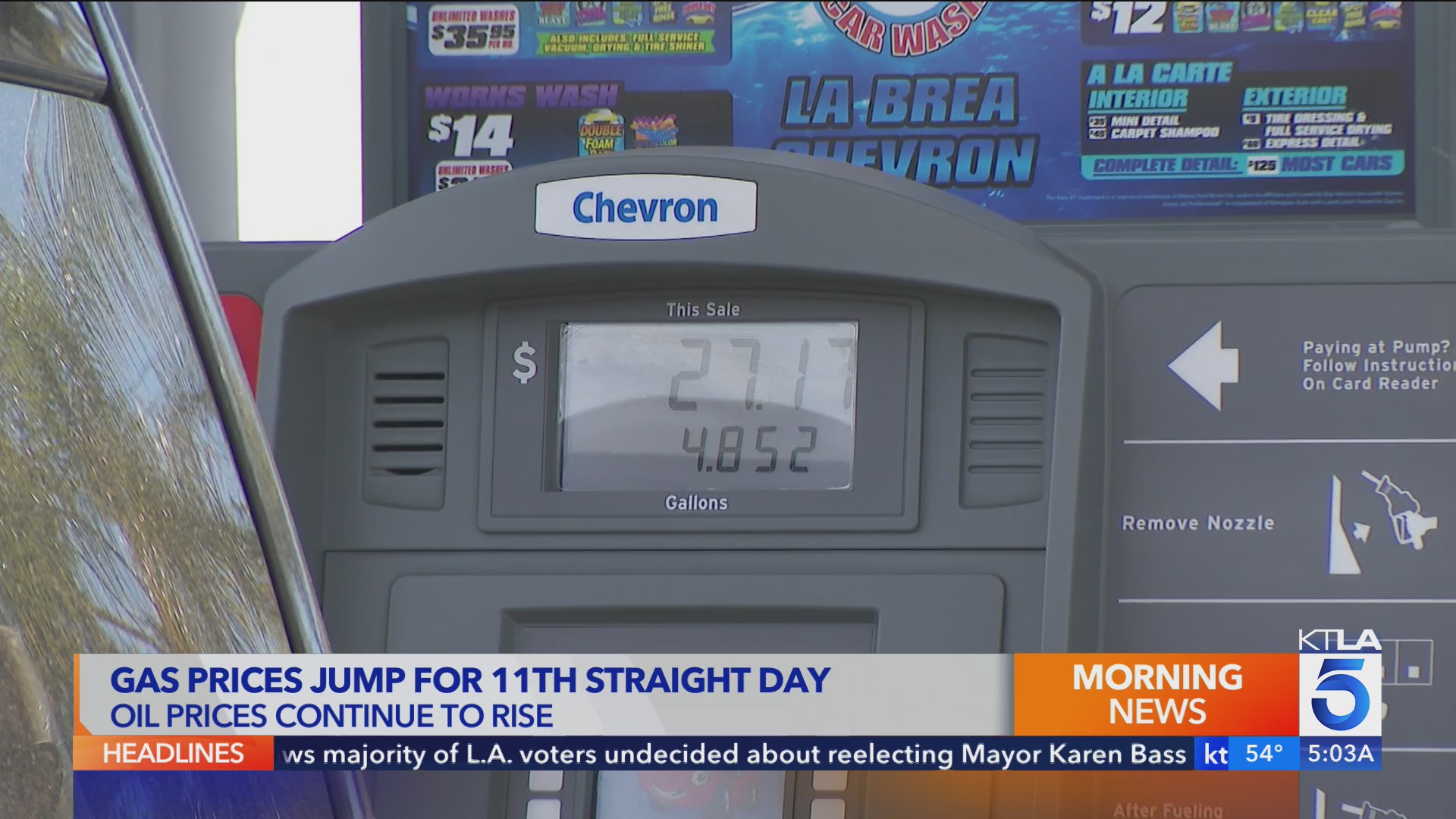 Gas prices climb for the 11th straight day as markets react to war in ...