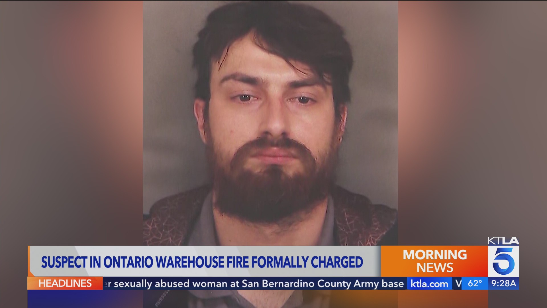 Suspect formally charged in Ontario warehouse fire – KTLA