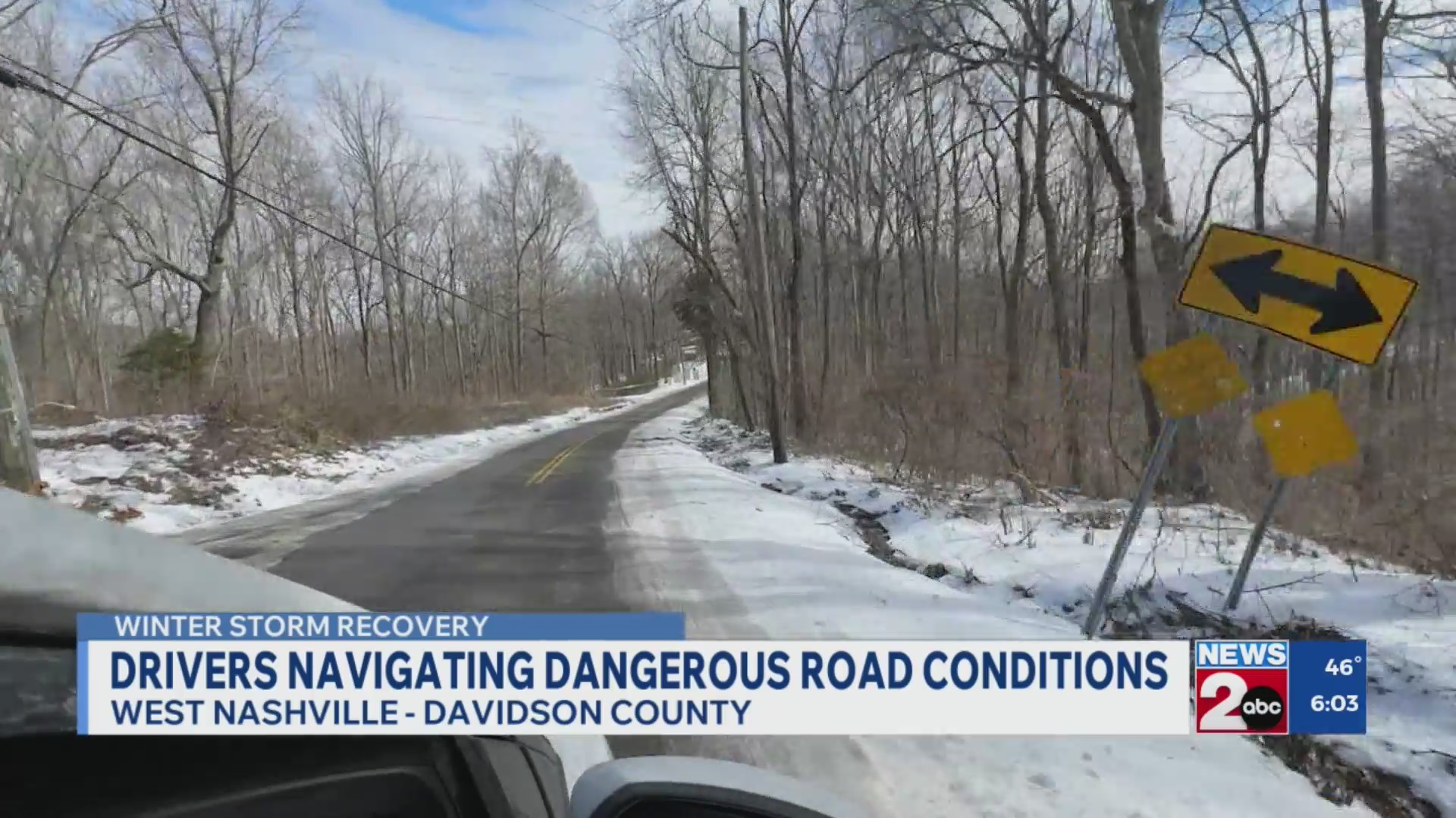 Davidson County drivers navigate dangerous road conditions – WKRN News 2