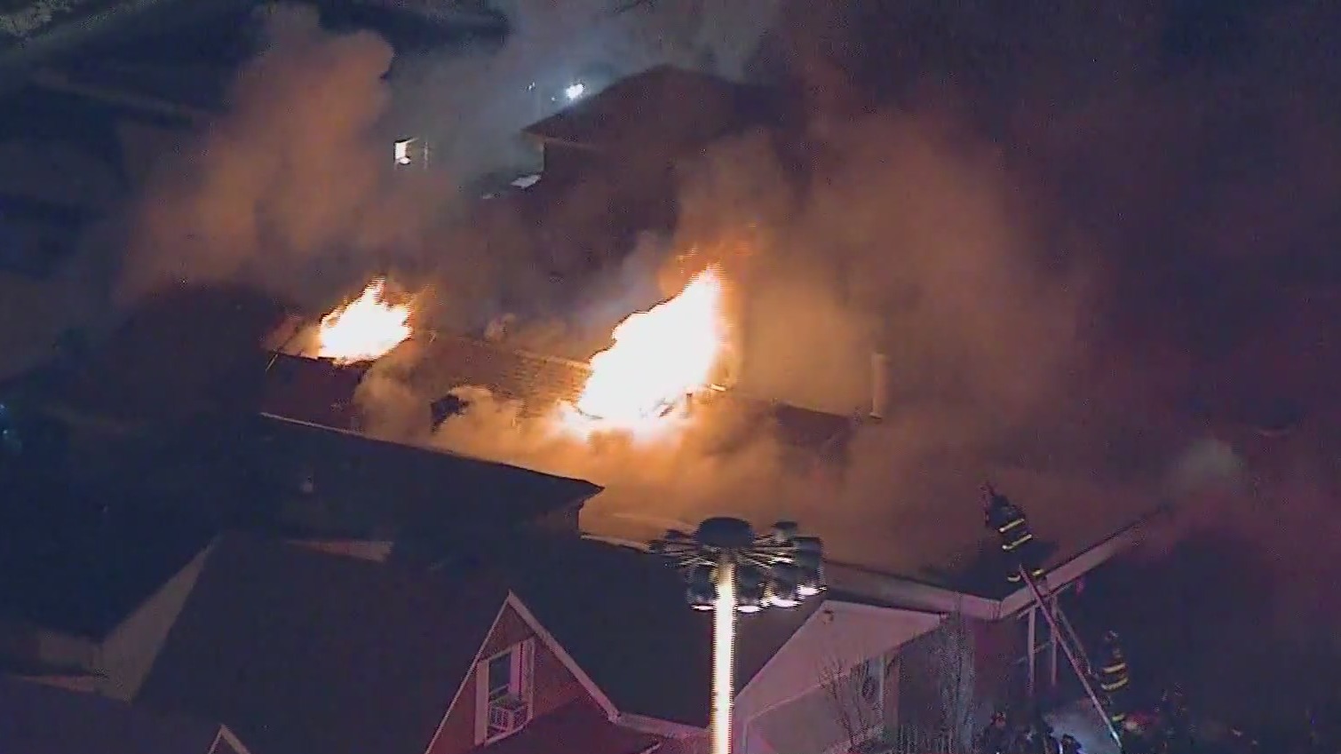 Emergency crews battle house fire in Chatham – WGN-TV