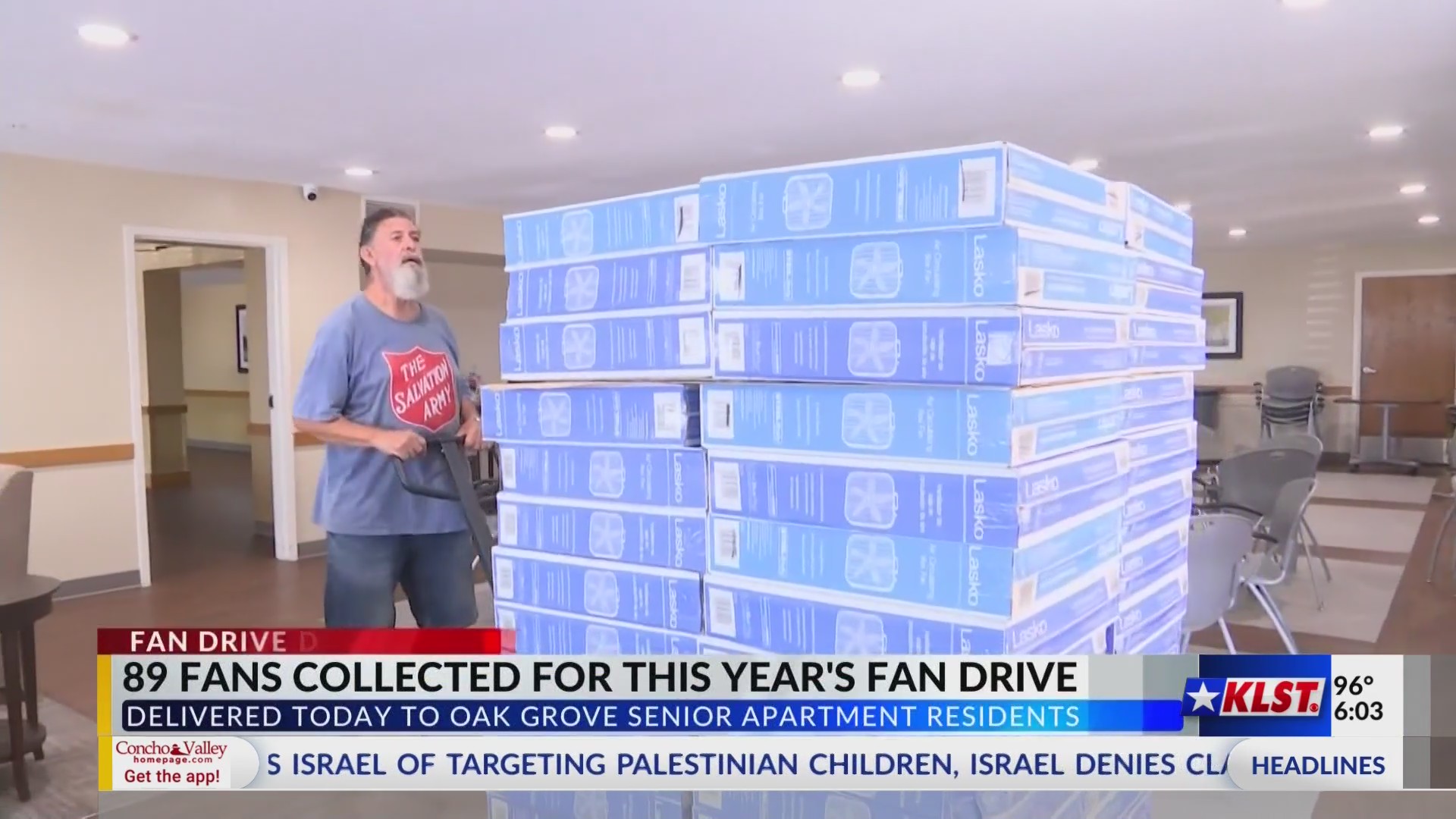 2026 Salvation Army-Westlake Ace Hardware Fan Drive sees 89 fans donated to Oak ...