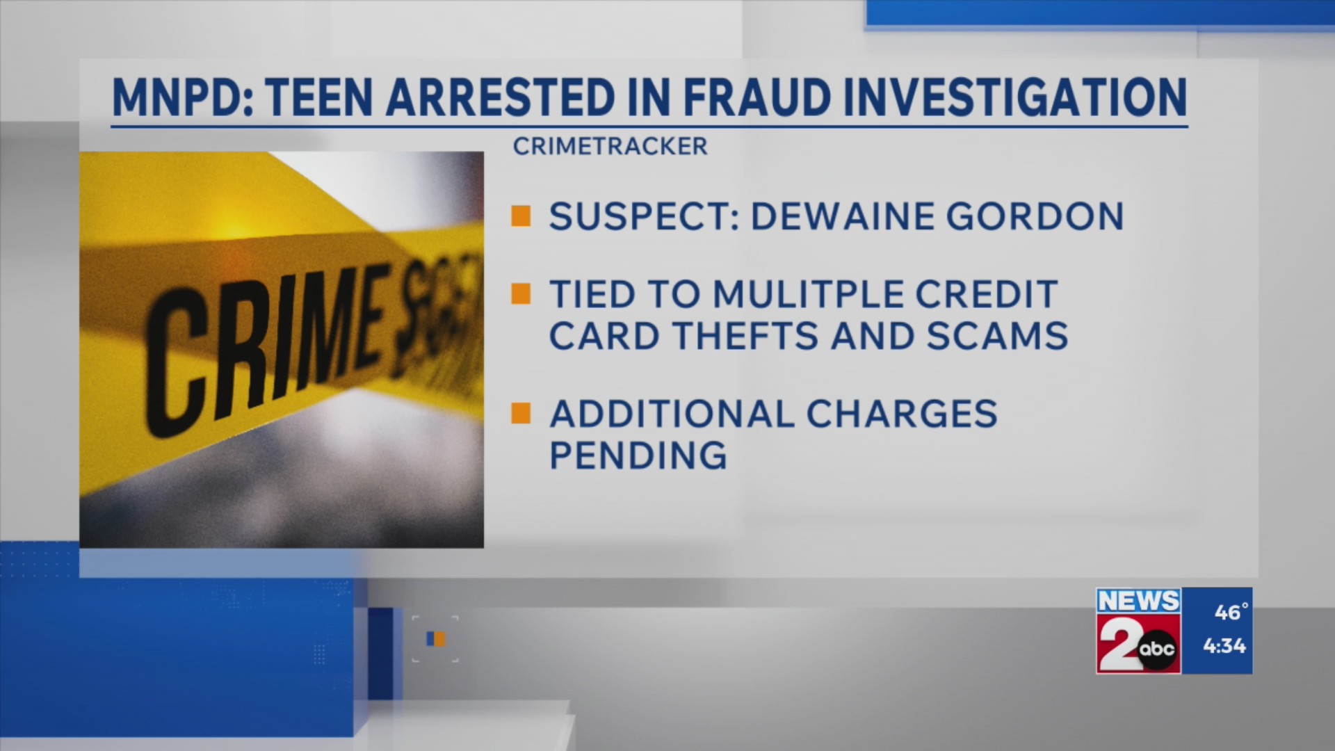 Teen arrested in connection with ongoing fraud investigation – WKRN News 2
