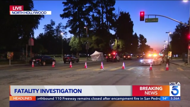 North Hollywood pedestrian killed in hit-and-run – KTLA