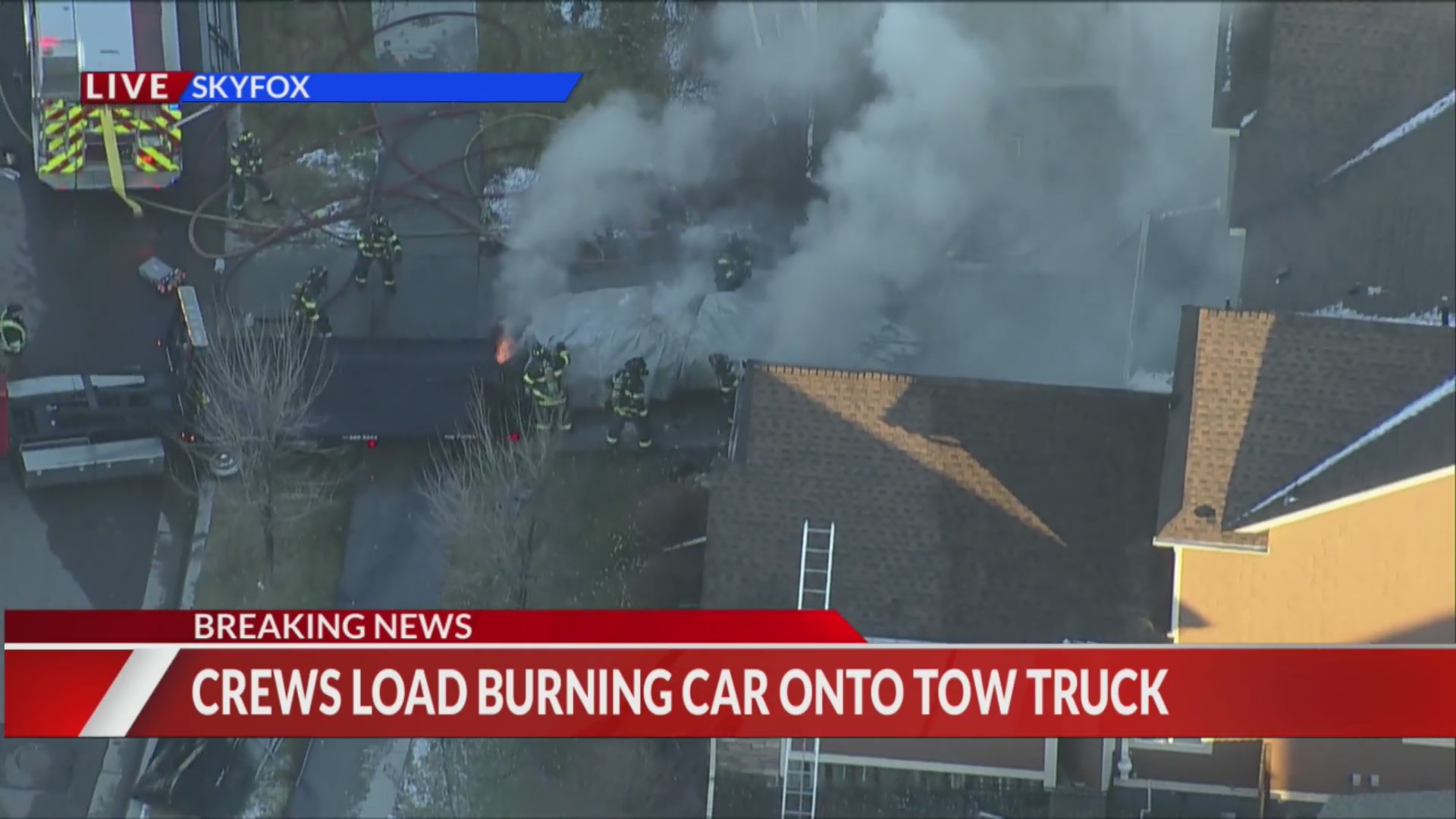 Burning EV loaded onto tow truck near Denver – FOX31 Denver
