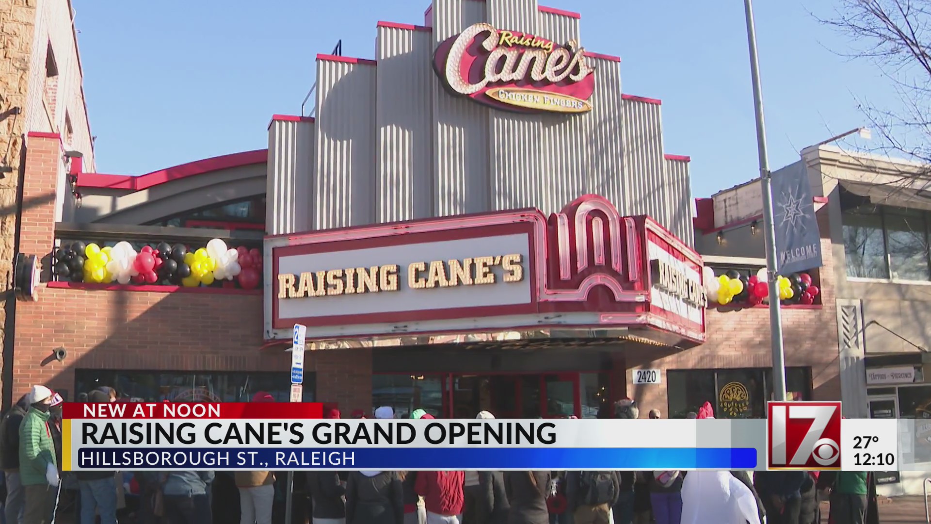 Raising Cane’s grand opening in Raleigh – CBS17.com