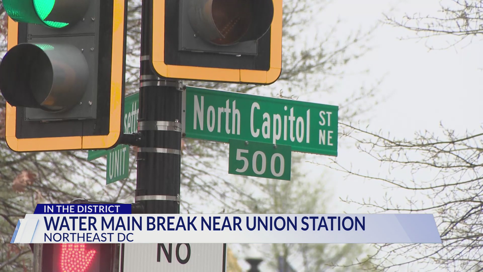 Water main break causing road closures in Northwest DC – DC News Now ...