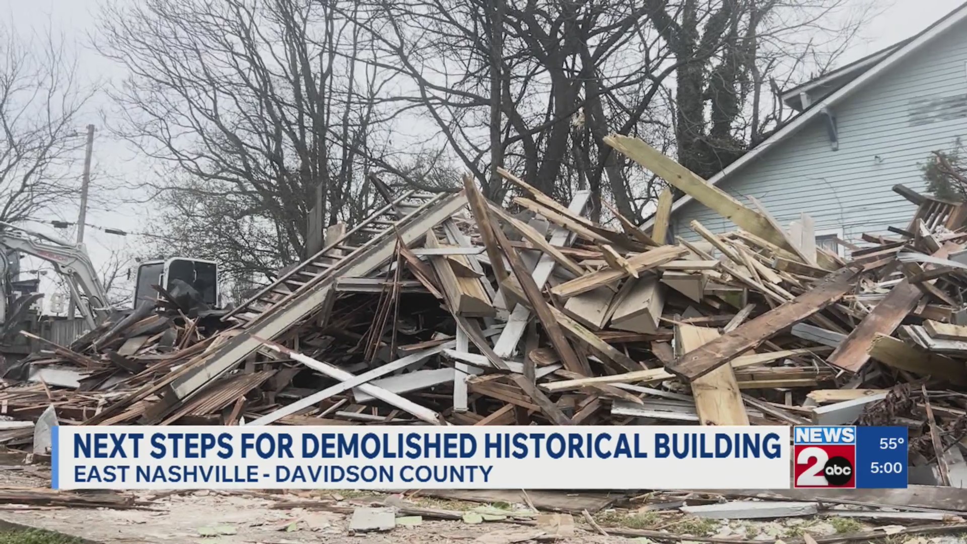 Next steps for historic building demolished in East Nashville – WKRN News 2