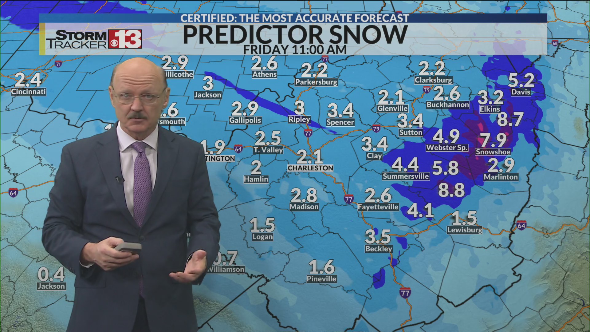 More wind, rain, snow and Arctic air in store this week – WOWK 13 News
