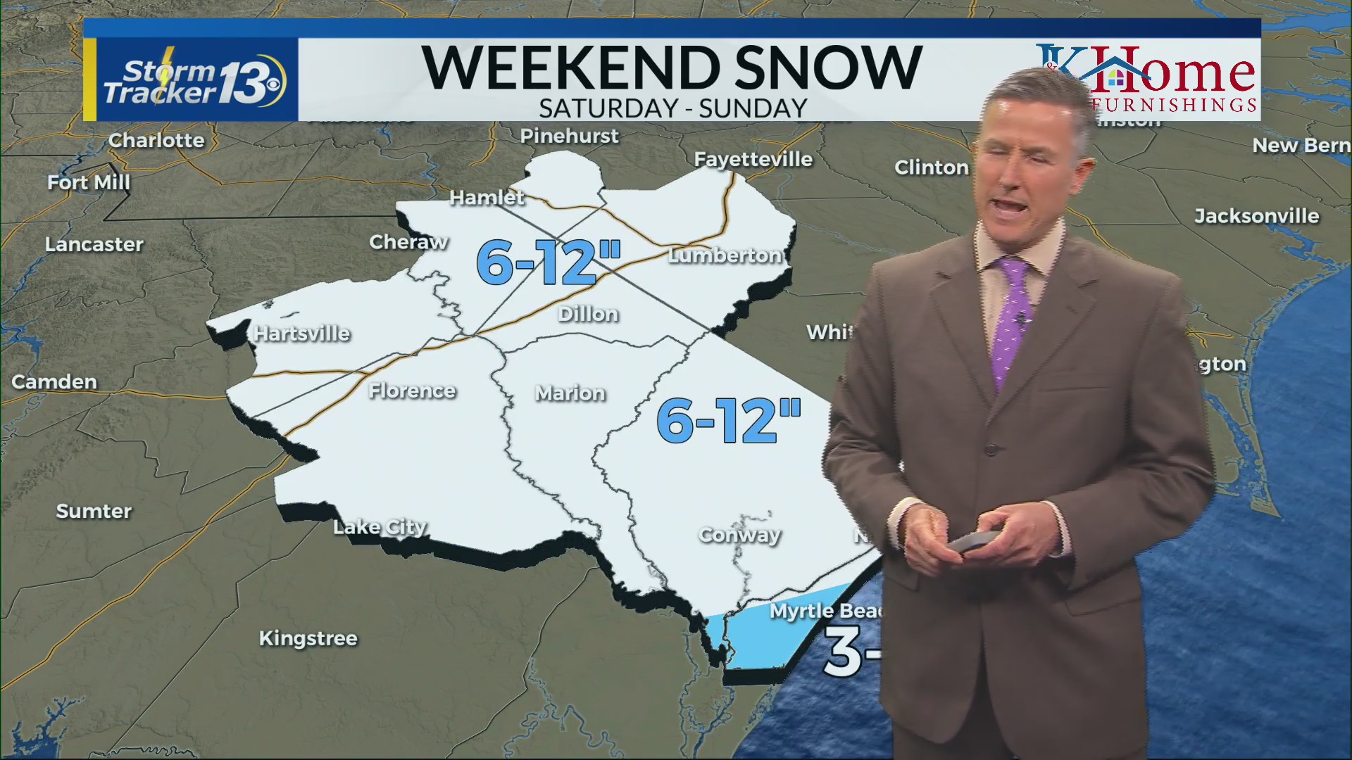 Weekend winter storm and extreme cold – WBTW