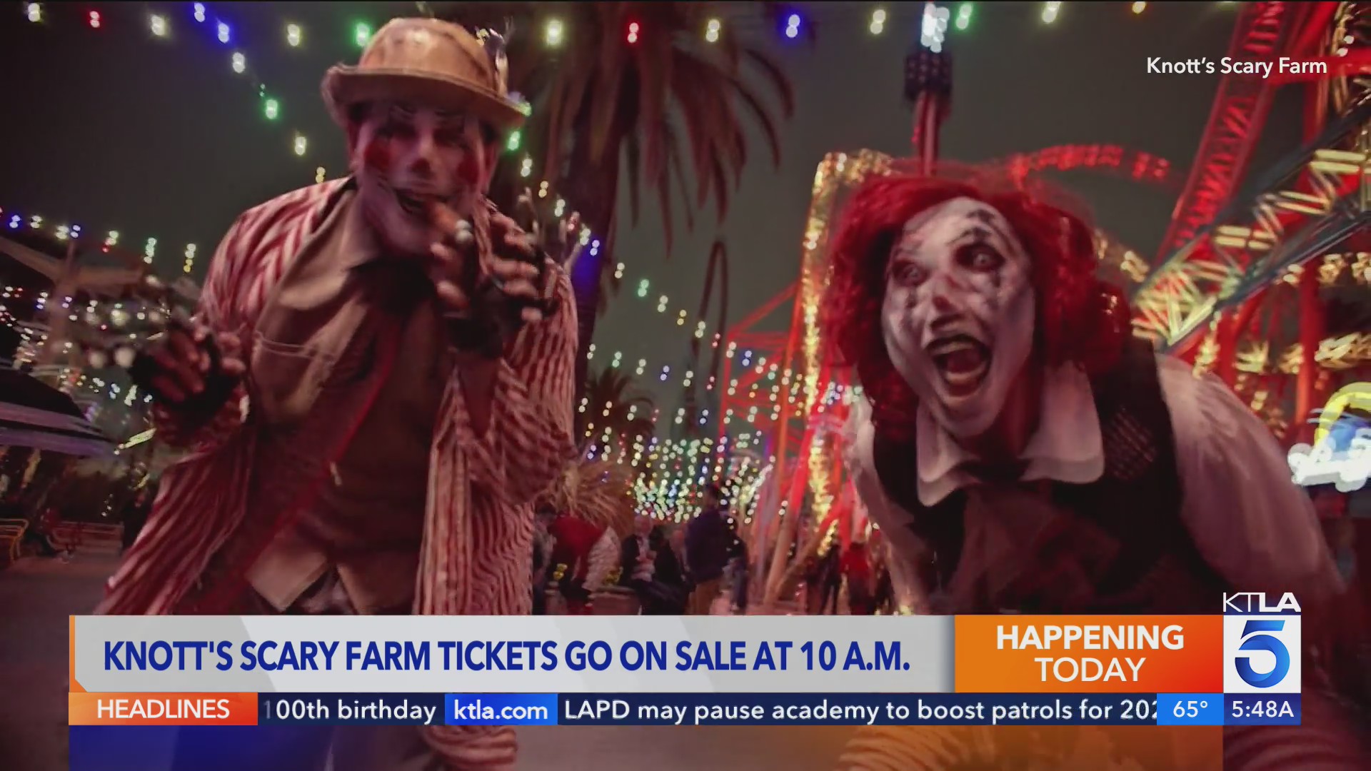 Gingerbread Ranch Set Knott’s Scary Farm tickets set to go on sale – KTLA