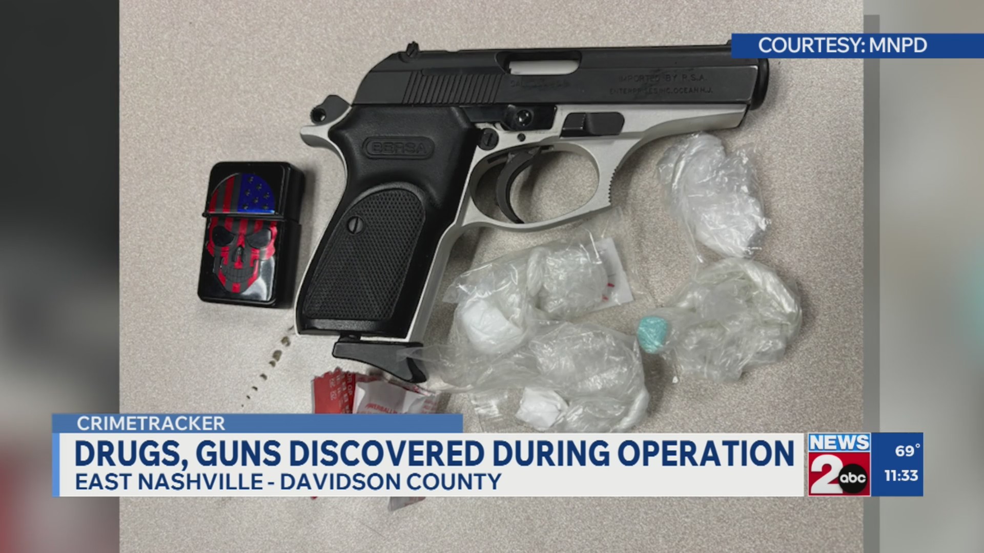 Drugs, guns recovered during operation in East Nashville – WKRN News 2
