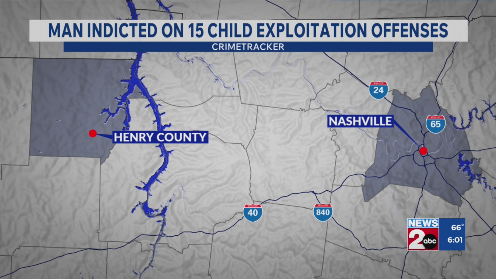 Man indicted on 15 child sexual exploitation offenses – WKRN News 2