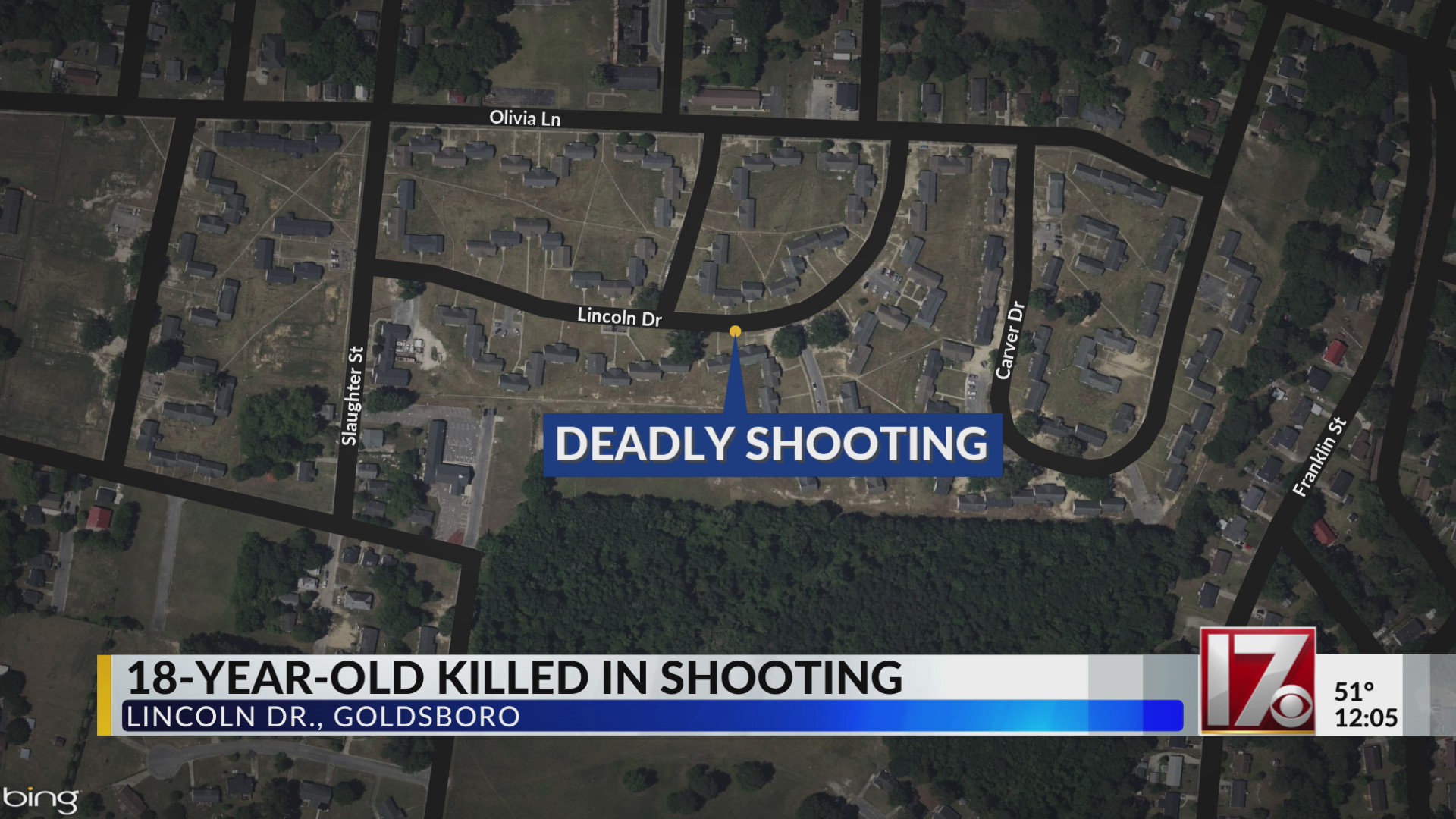 18-year-old killed in Goldsboro shooting – CBS17.com