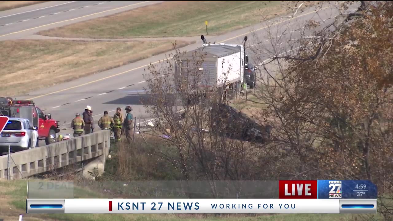 Two dead in Wabaunsee County I-70 crash: KHP – KSN-TV