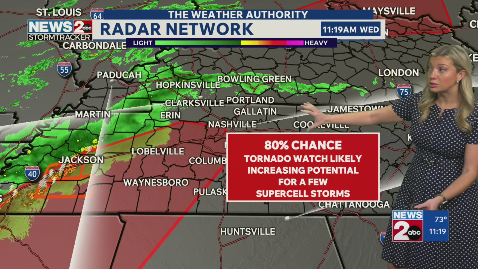 Strong storms likely this afternoon – WKRN News 2