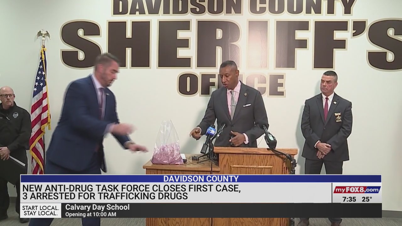 New drug task force announced in Davidson County; pounds of narcotics ...