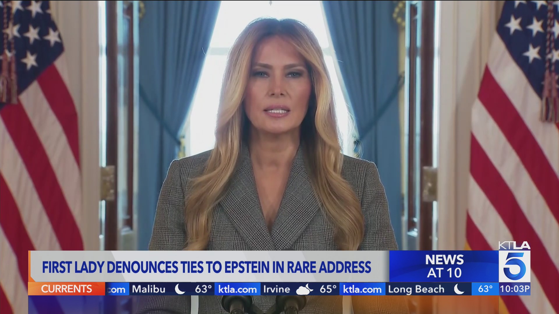Melania Trump denounces ties to Jeffrey Epstein, denies knowledge of ...
