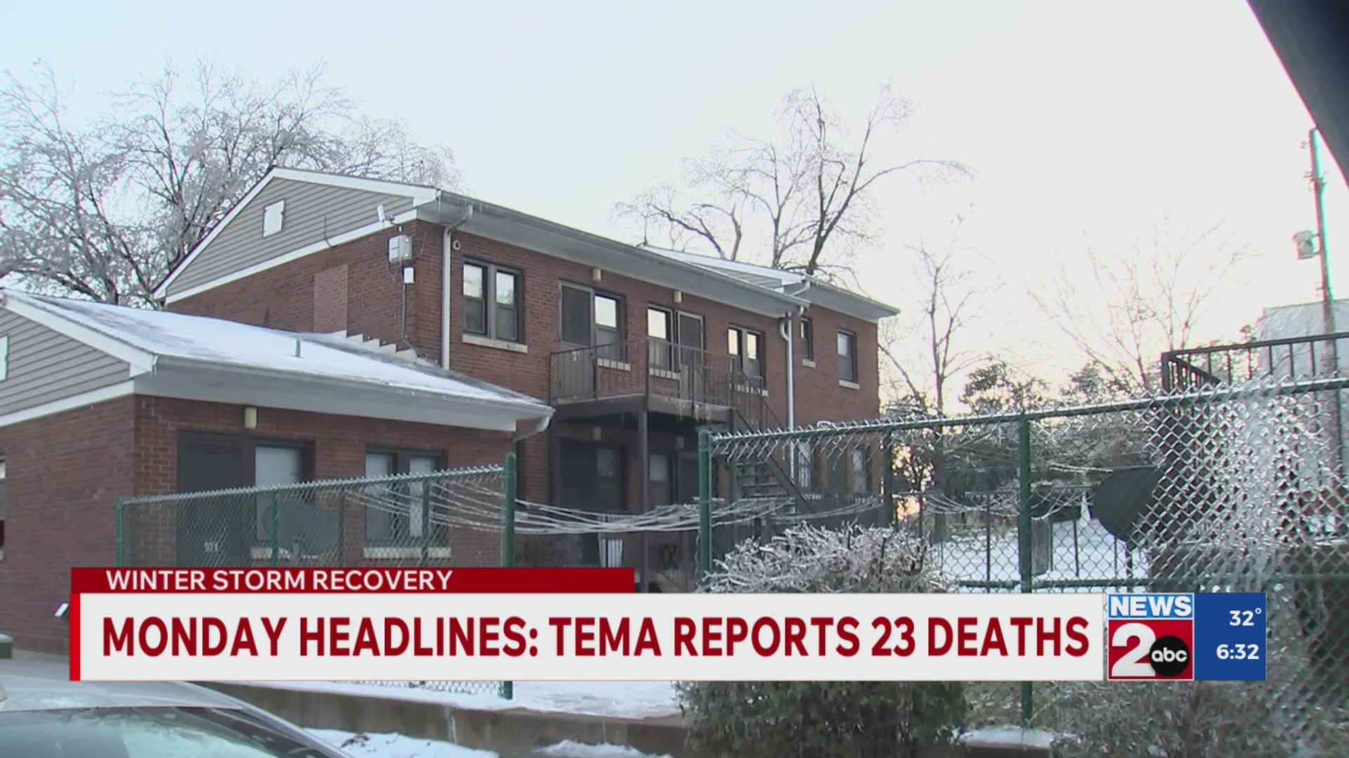 Monday headlines: Nashville winter storm recovery – WKRN News 2