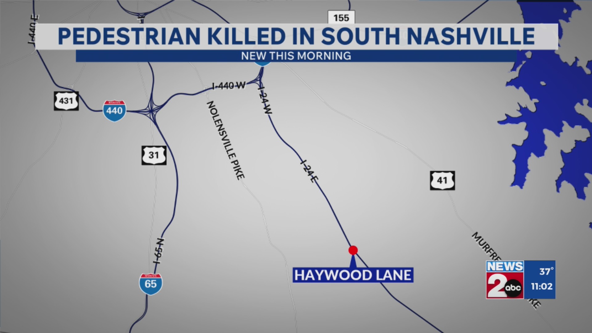 Nashville man hit, killed while crossing Haywood Lane – WKRN News 2
