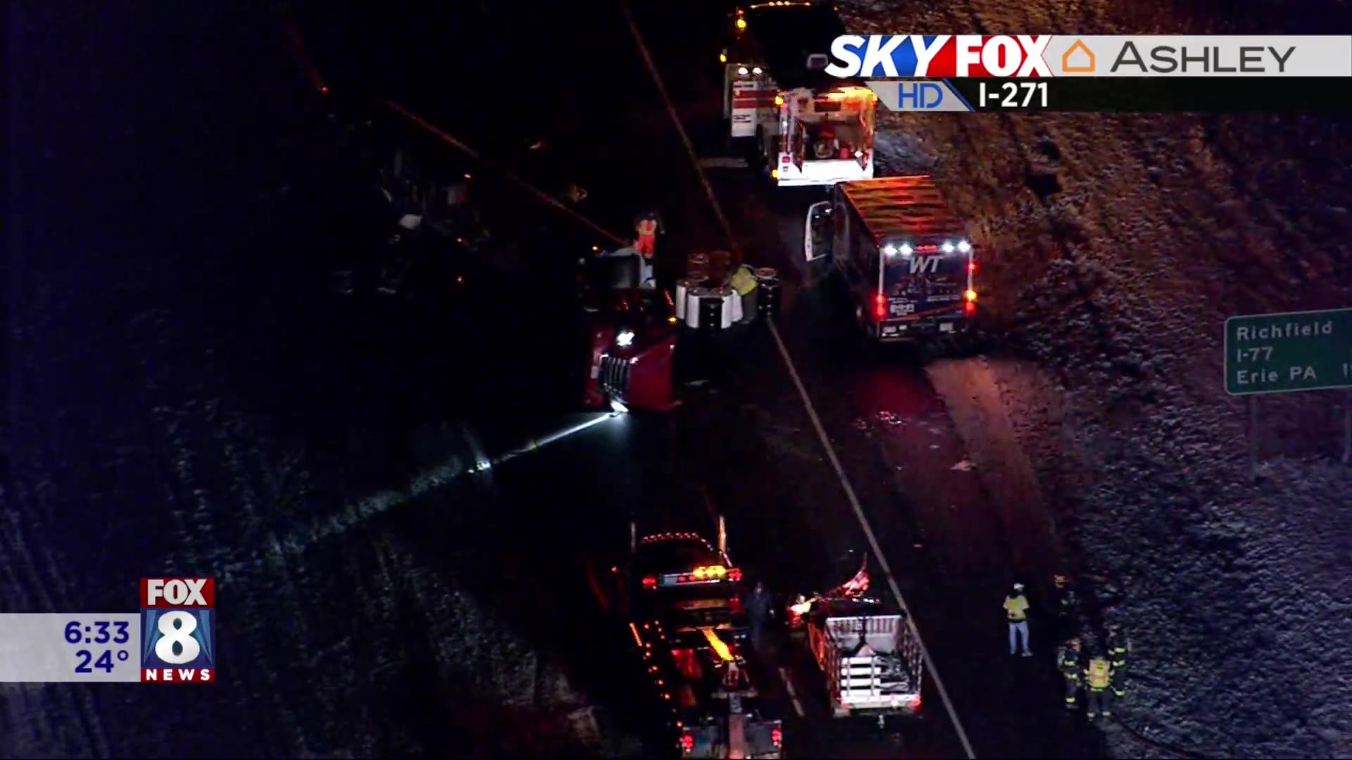Hazmat situation closes I-271 in Medina County – Fox 8 Cleveland WJW