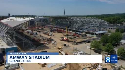 Amway Stadium construction continues – WGN-TV