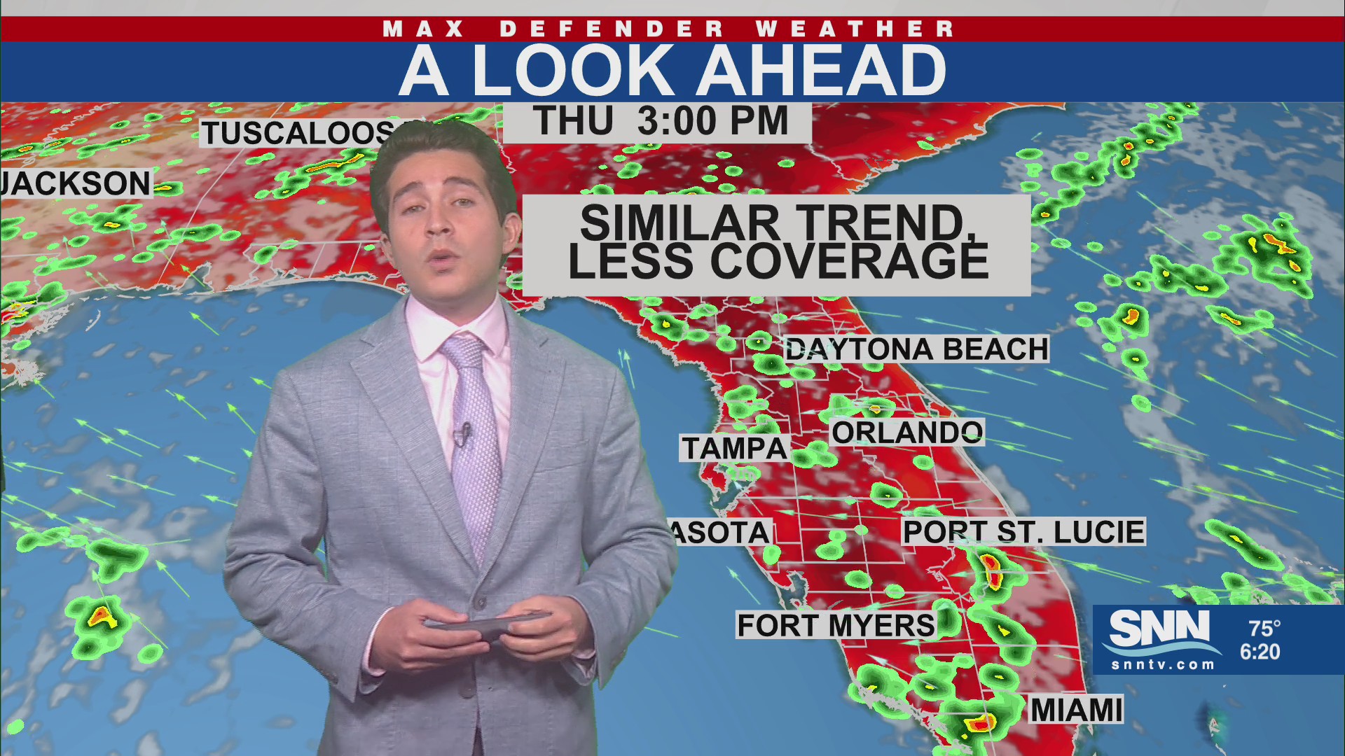 Chance for daily showers and storms through Memorial Day – SNN News