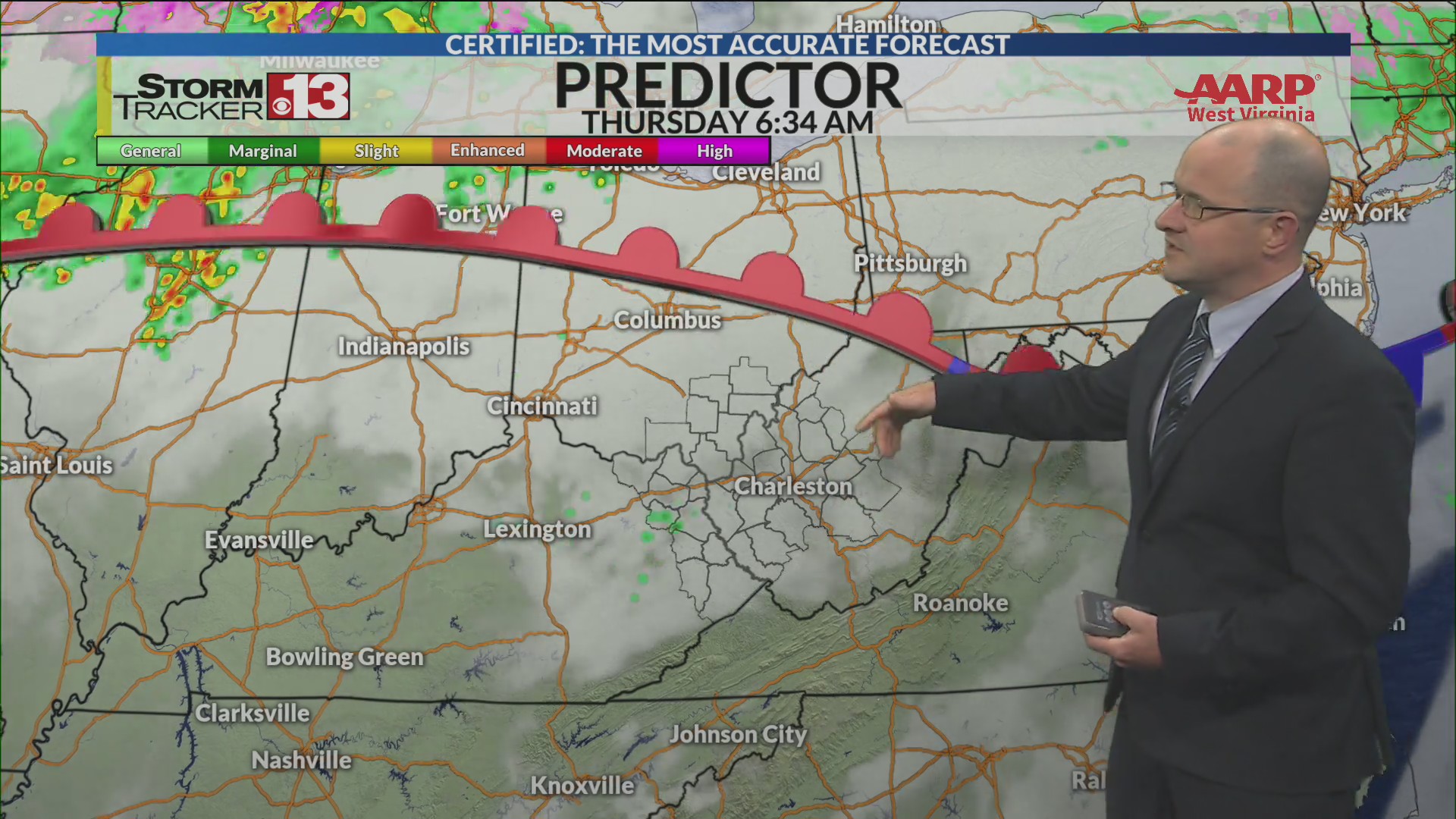 Surge in heat Thursday as active weather pushes out – WOWK 13 News