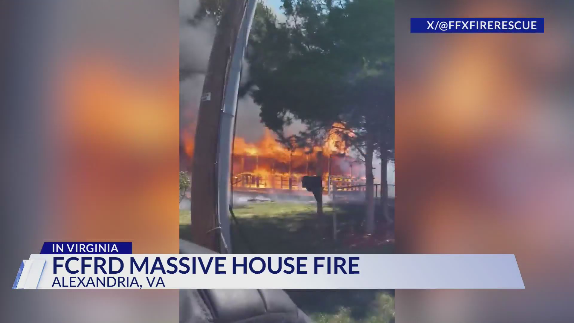 Video goes inside heavy fire at Fairfax County home – DC News Now | DC ...