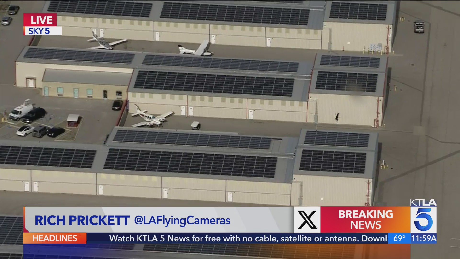 FBI investigates stolen-plane report after Van Nuys crash – KTLA