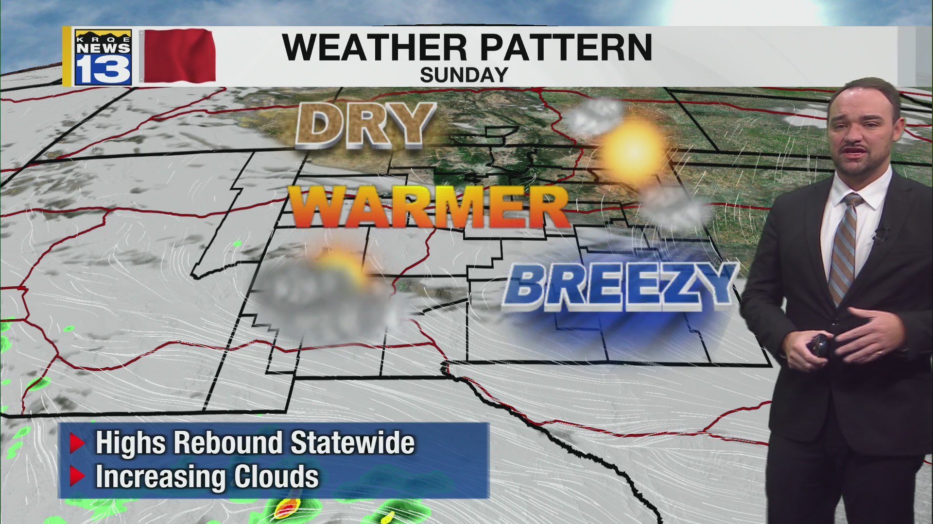 Warming trend moves into New Mexico into next week – KRQE NEWS 13 ...