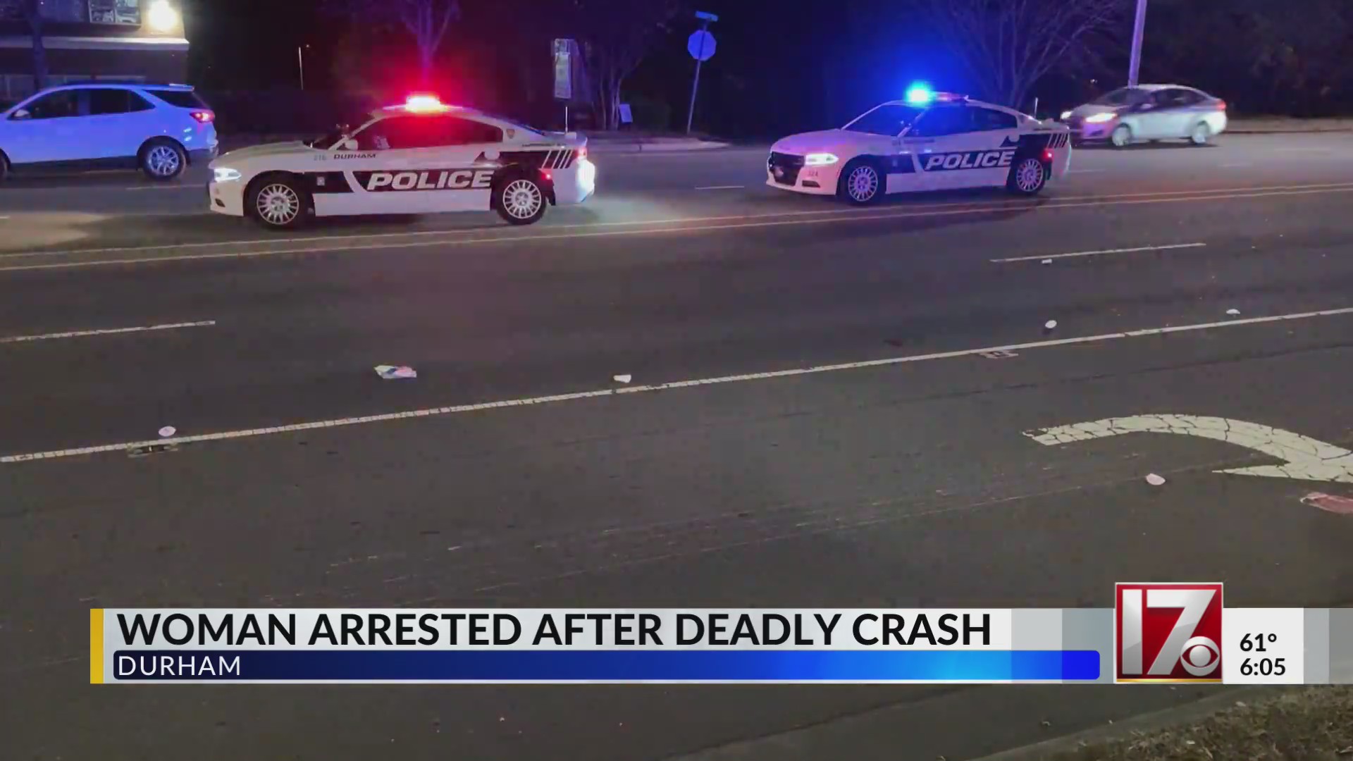 Woman arrested after deadly pedestrian crash in Durham – CBS17.com