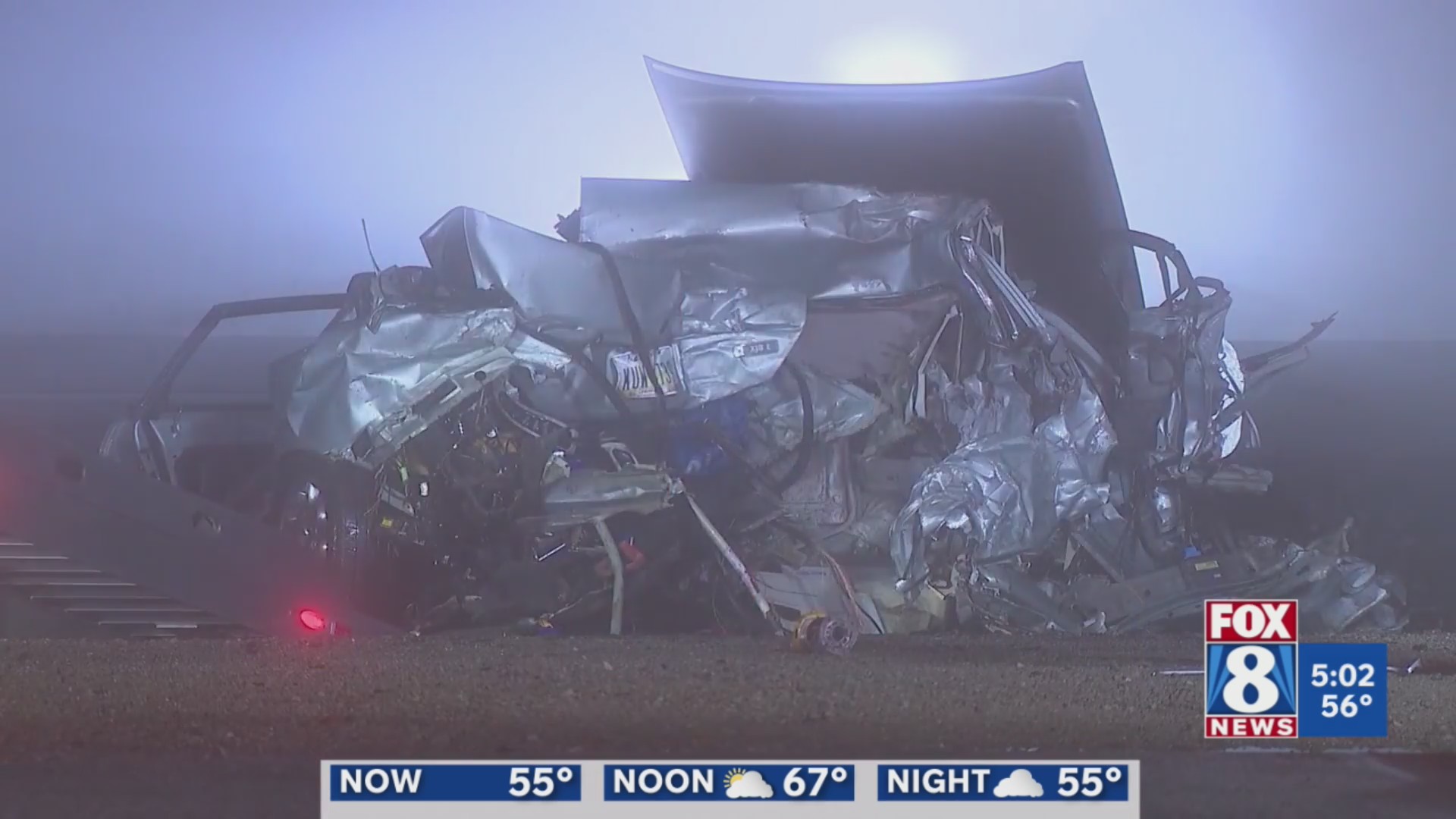 Car destroyed in crash with Amtrak train – Fox 8 Cleveland WJW