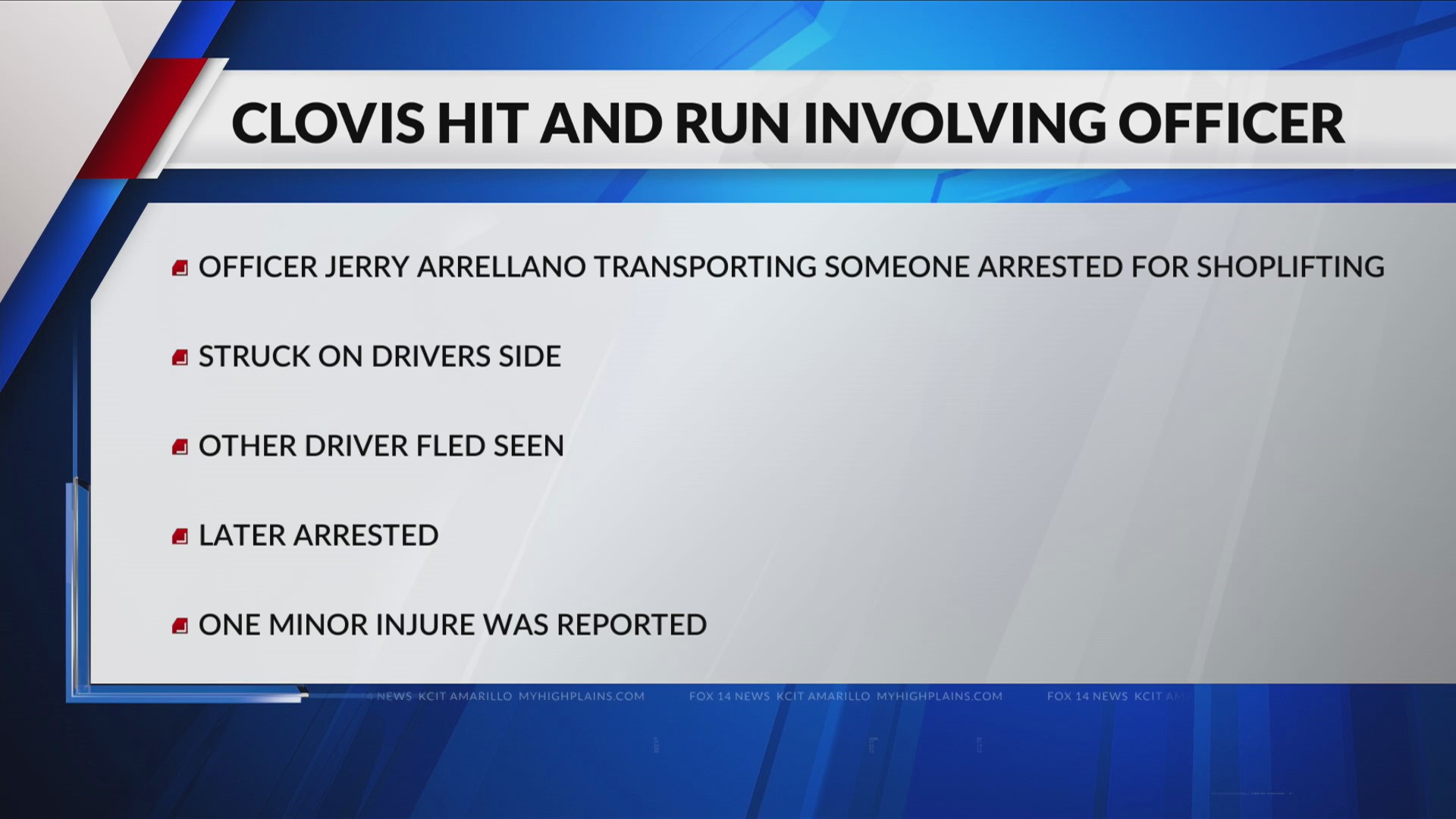 Clovis Police officer, arrestee involved in hit and run wreck on Monday ...